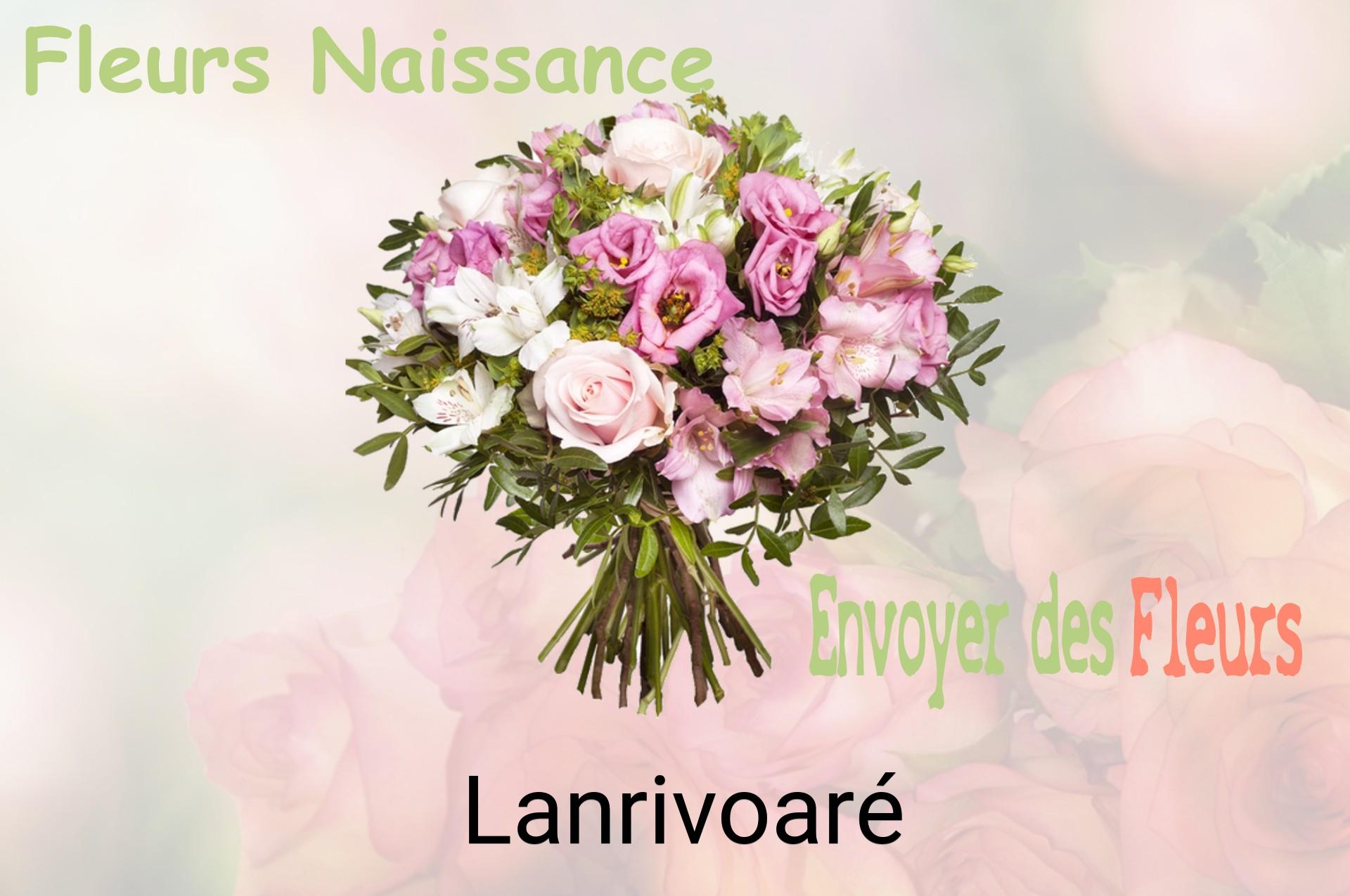 Bouquet de fleurs de naissance livré à Lanrivoaré
